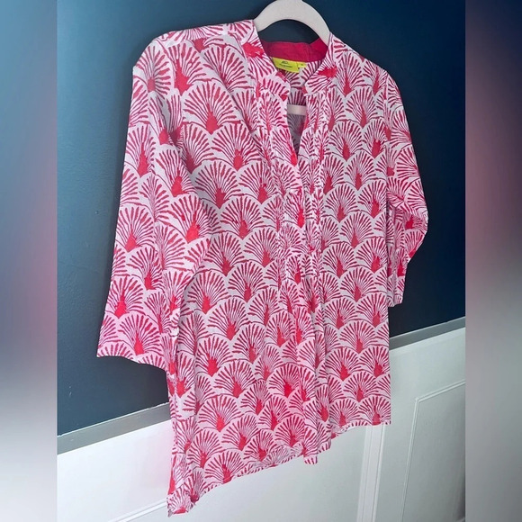 Roller Rabbit size XS tunic coral excellent condition - Picture 4 of 4